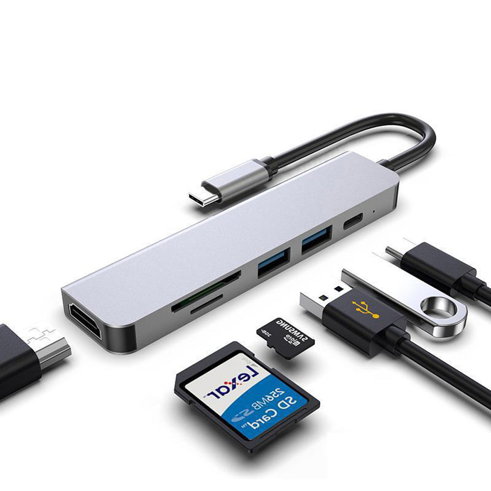 Adaptateur Hub USB-C TribeTek 4-en-1 pour Apple Macbook Pro / Air